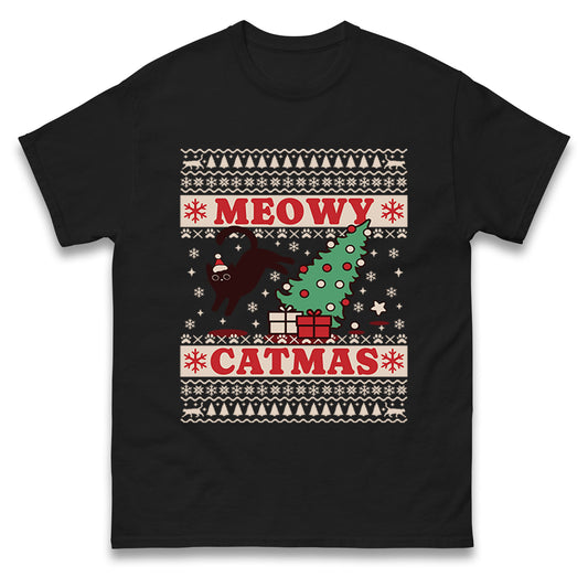 Christmas Cat T Shirt
