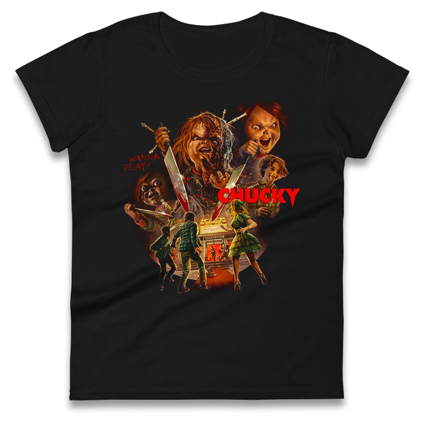 Chucky Ladies T Shirt 