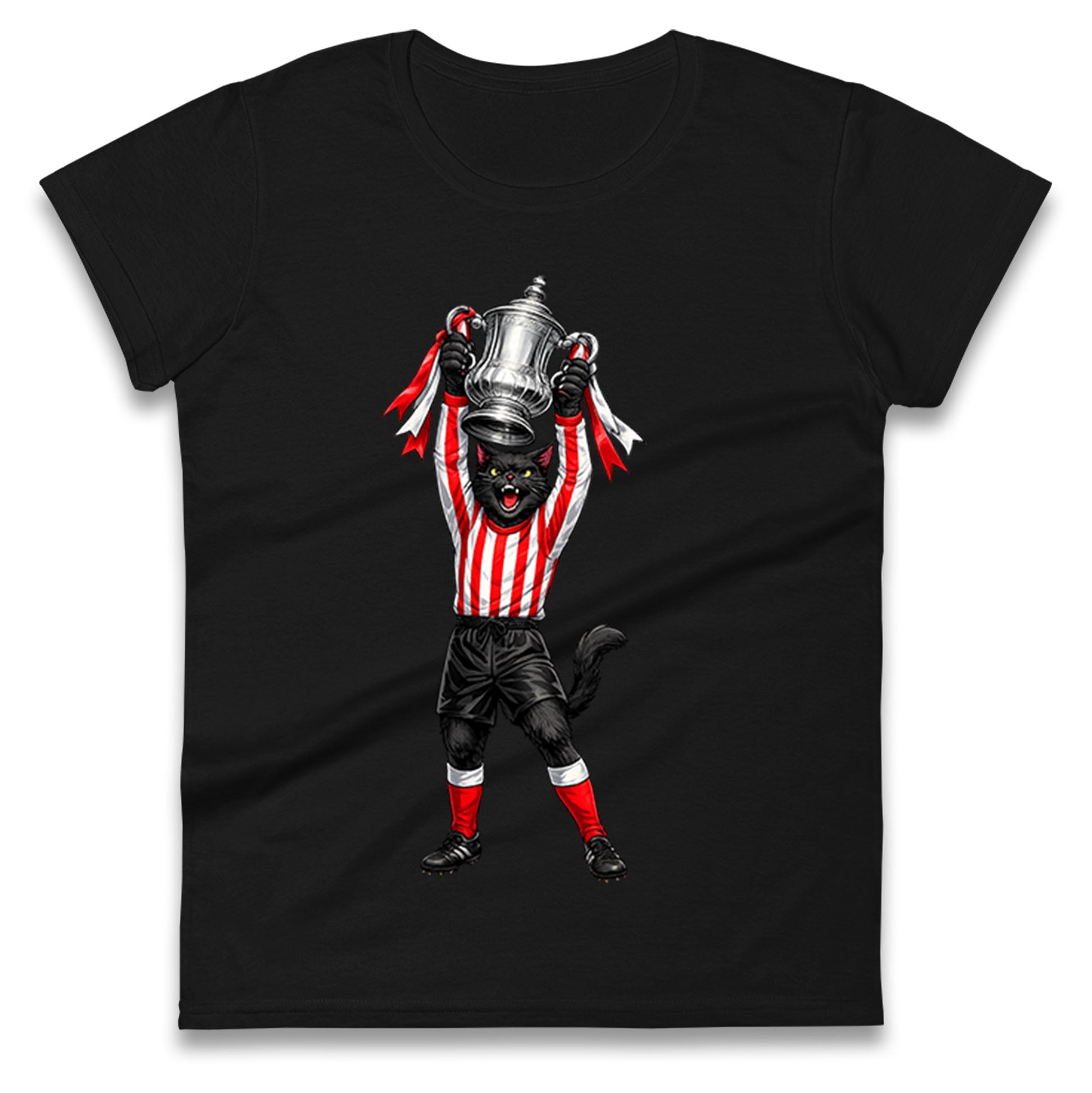 Sunderland FA Cup Winners 1972-1973 Ladies T Shirt
