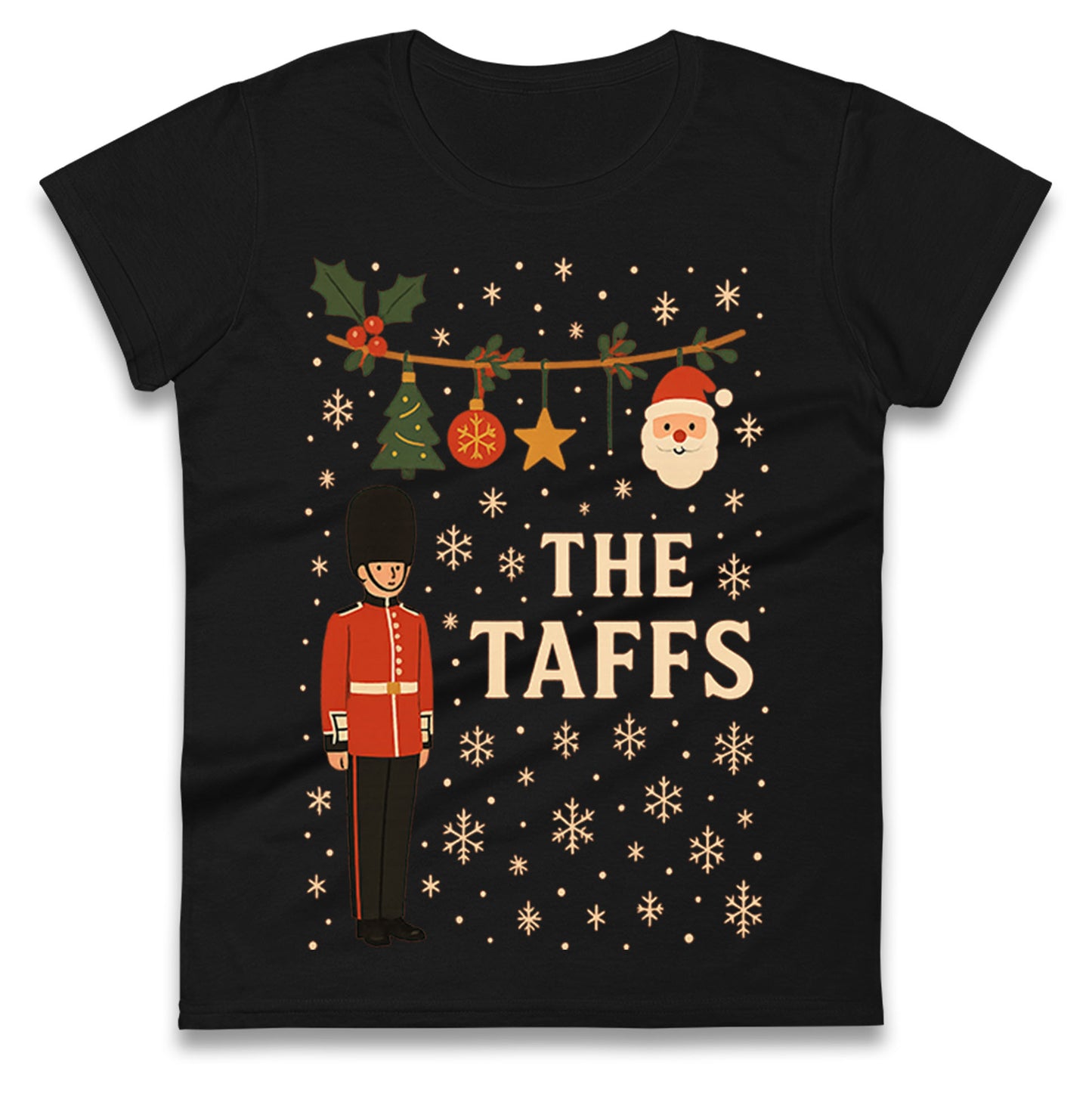 The Taffs Welsh Guards Christmas Ladies Shirt