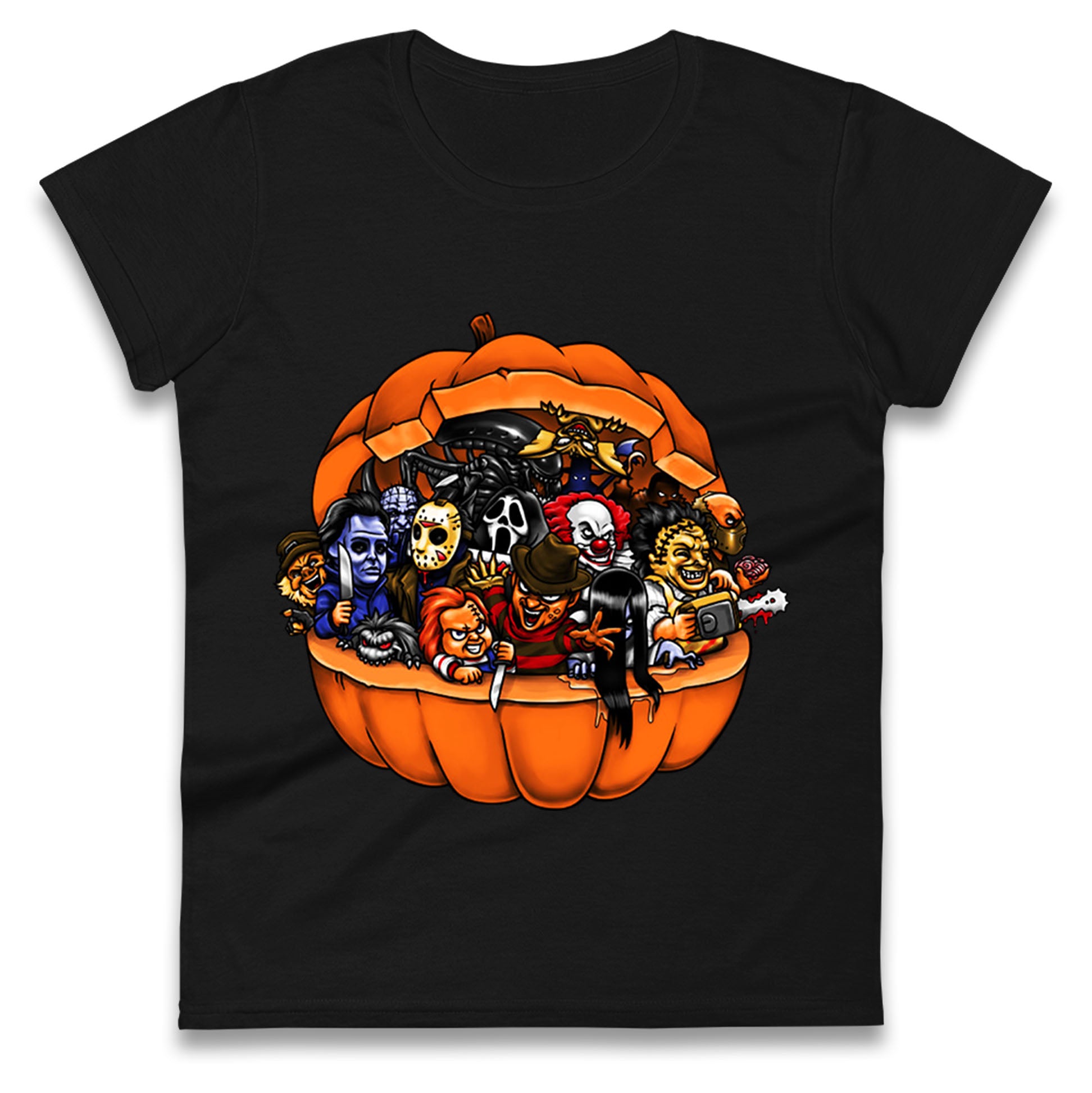 Super Villains Horror Friends Halloween t shirts
