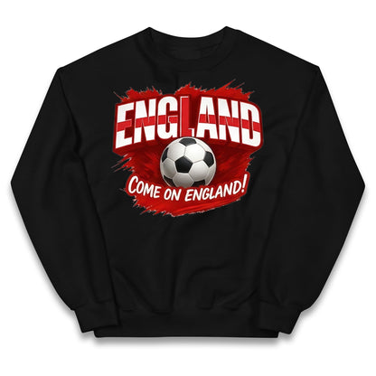 England Retro World Cup Kids Jumper