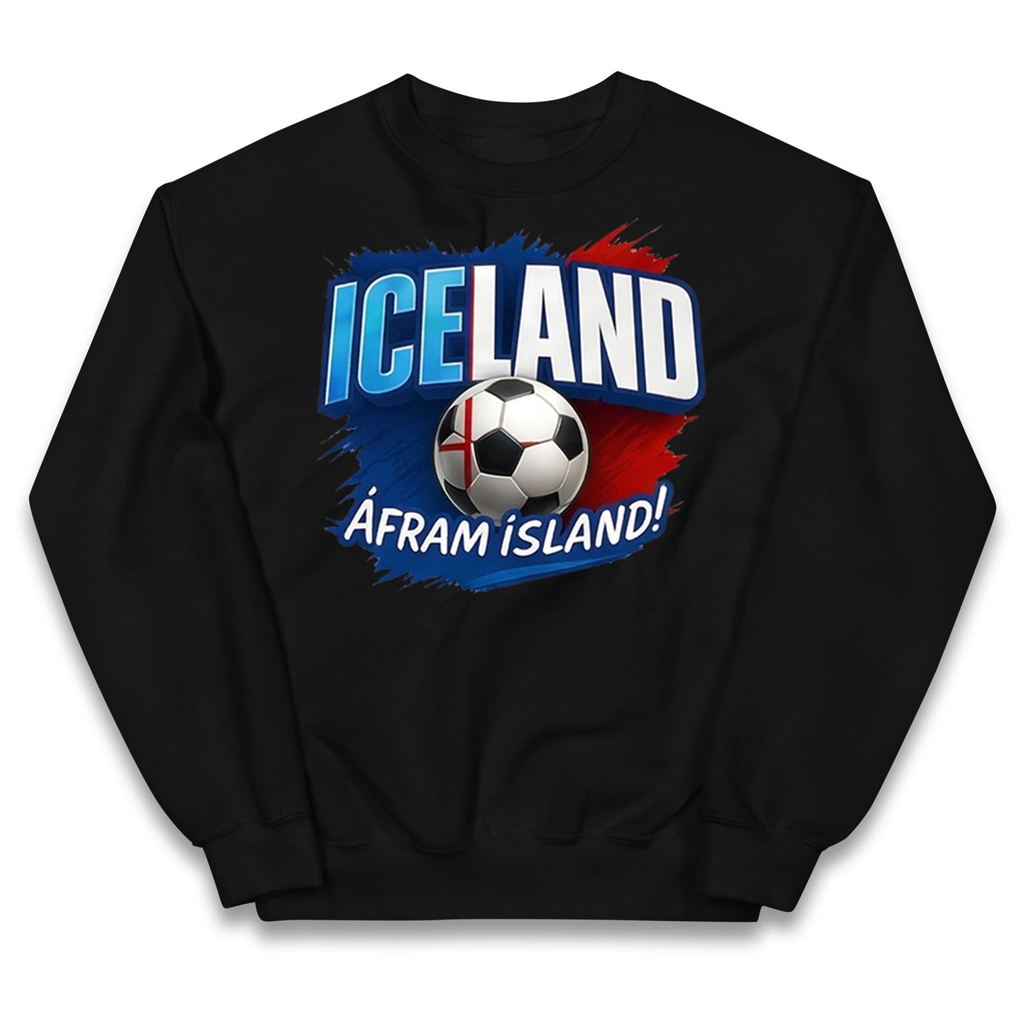 Iceland Retro World Cup Kids Jumper