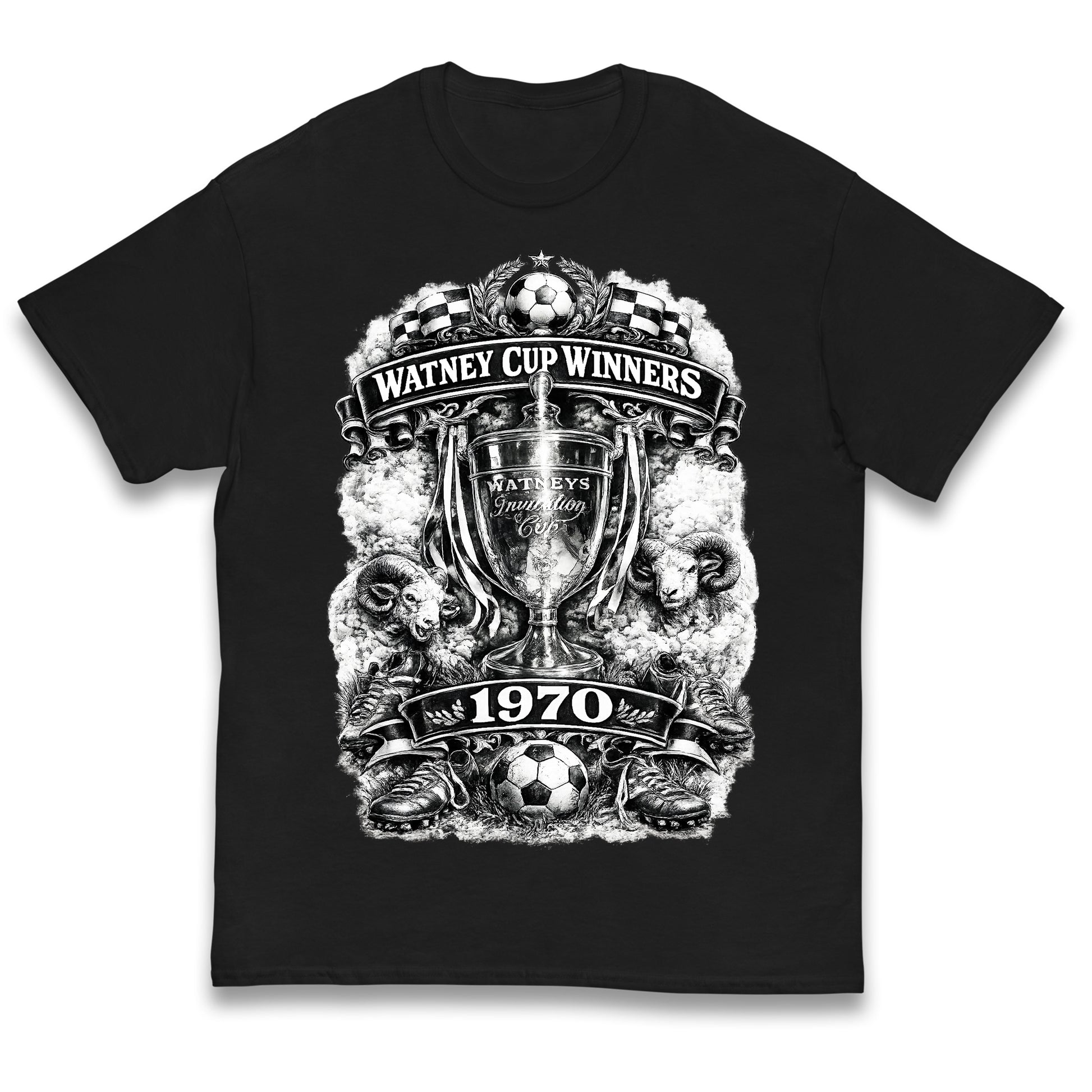 Retro Derby Watney Cup Winners 1970 Kids T Shirt