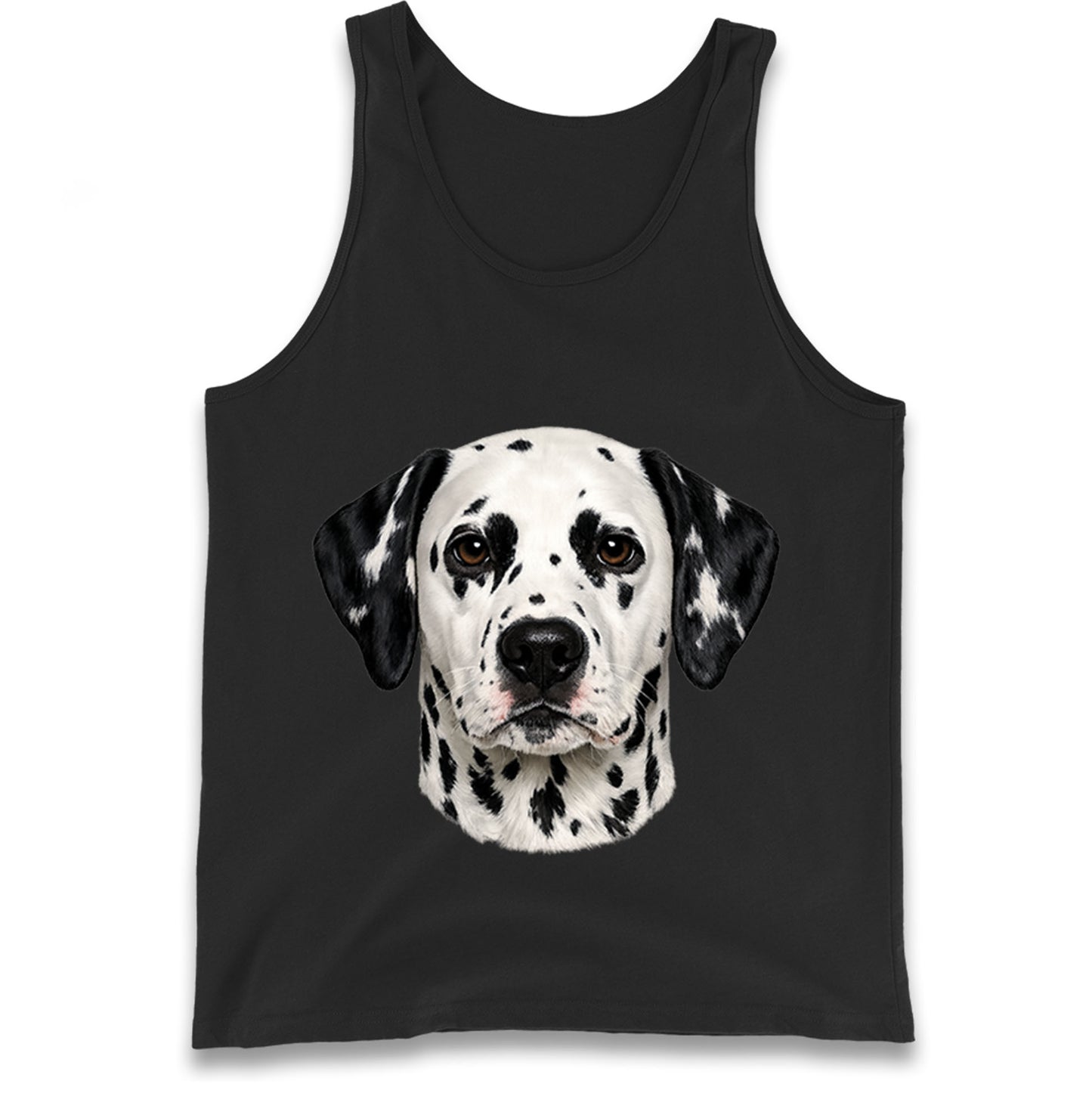 Dalmatian Dog Face Tank Top