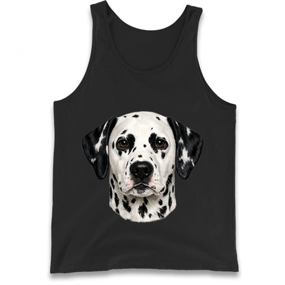 Dalmatian Dog Face Tank Top