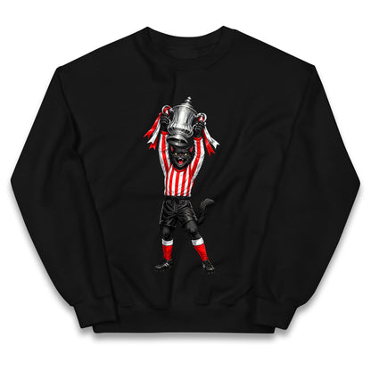Retro Sunderland FA Cup Winners 1972-1973 Kids Jumper