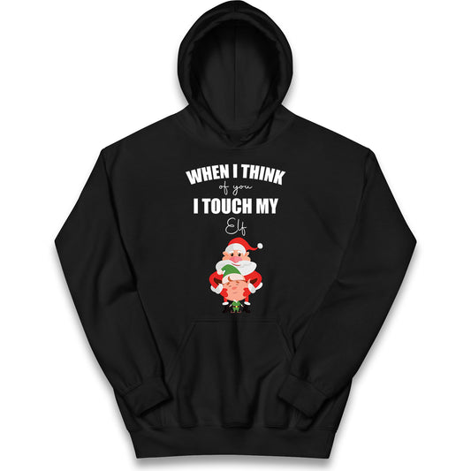 Santa Elf Christmas Kids Hoodie