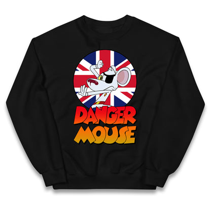 Danger Mouse Union Jack Kids Jumper
