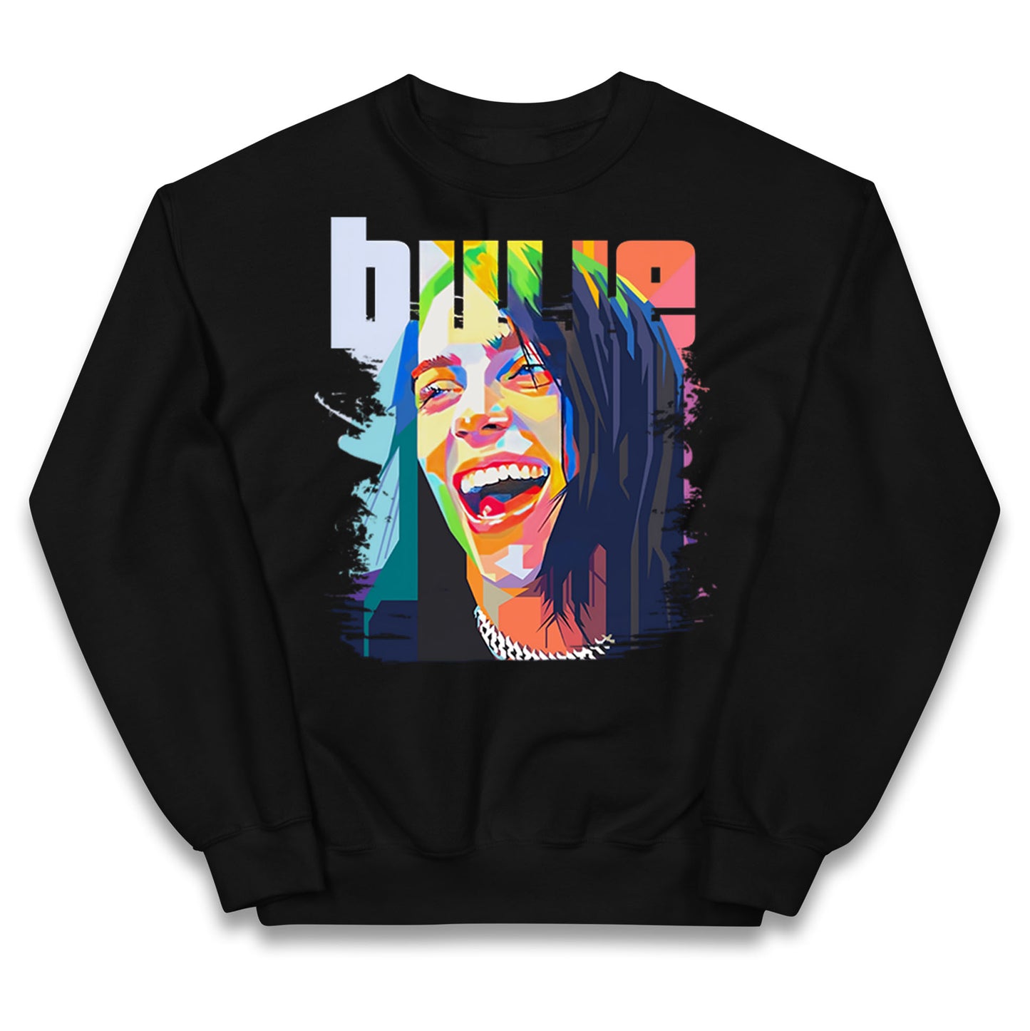 Billie Eilish Painting Kids Jumper