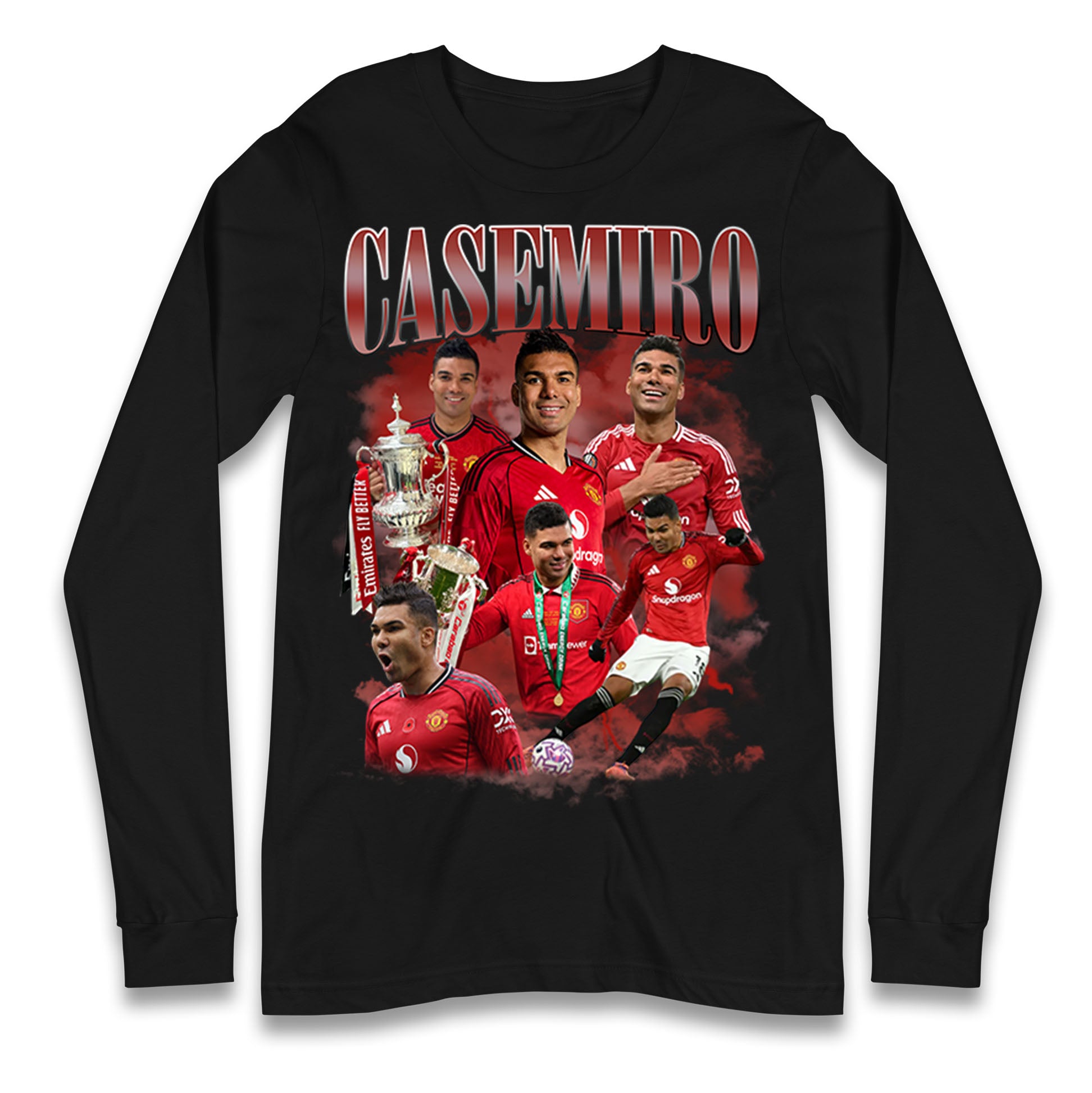Casemiro Manchester United Longsleeve T Shirt
