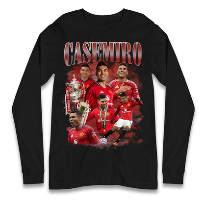Casemiro Manchester United Longsleeve T Shirt