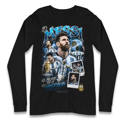 10 Messi Argentina Longsleeve T Shirt