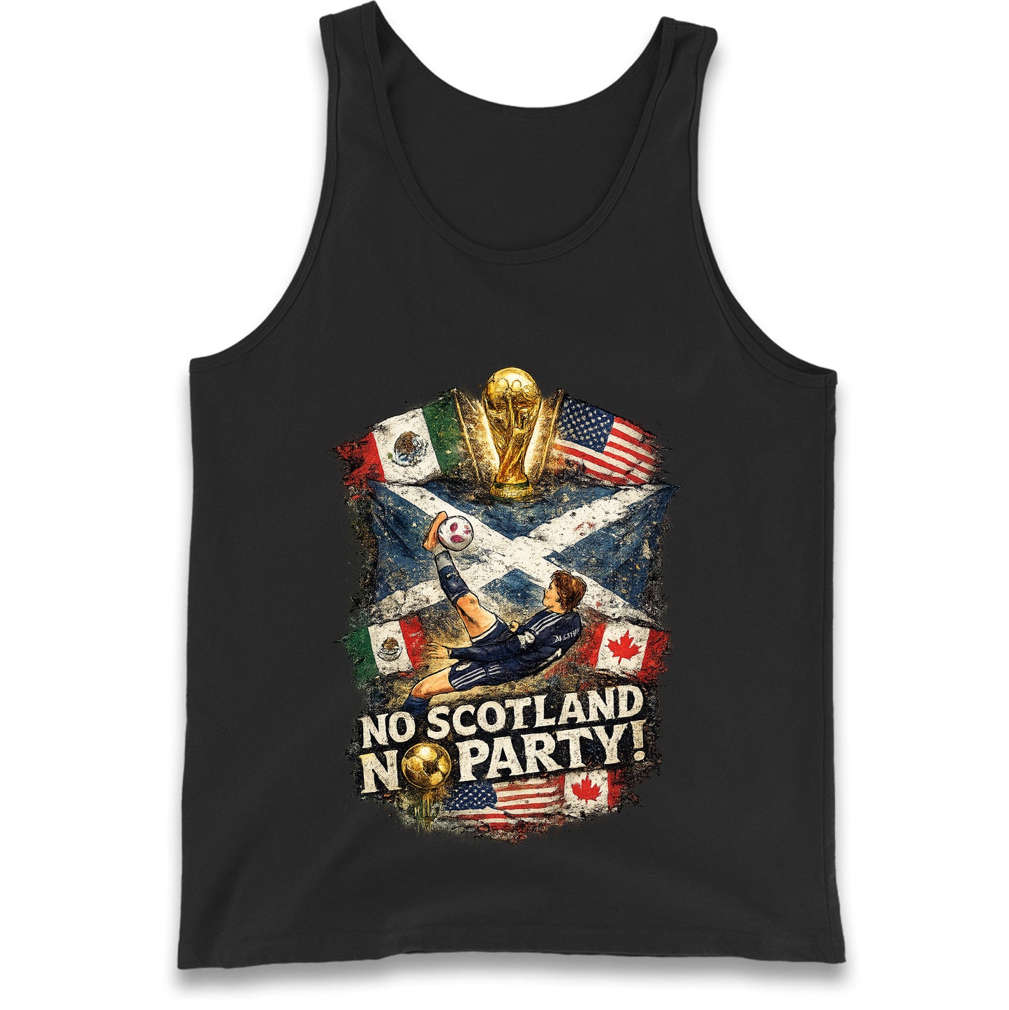 No Scotland No Party World Cup 2026 Tank Top