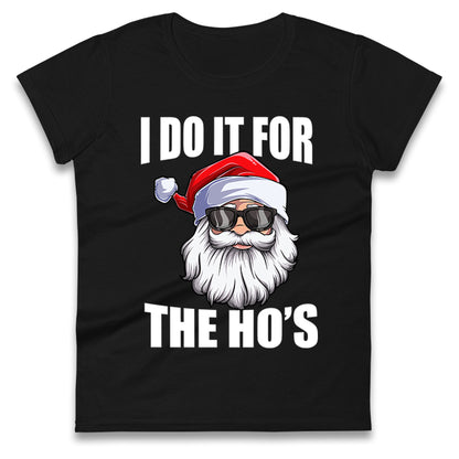 Ho Ho Ho Christmas Ladies T Shirt