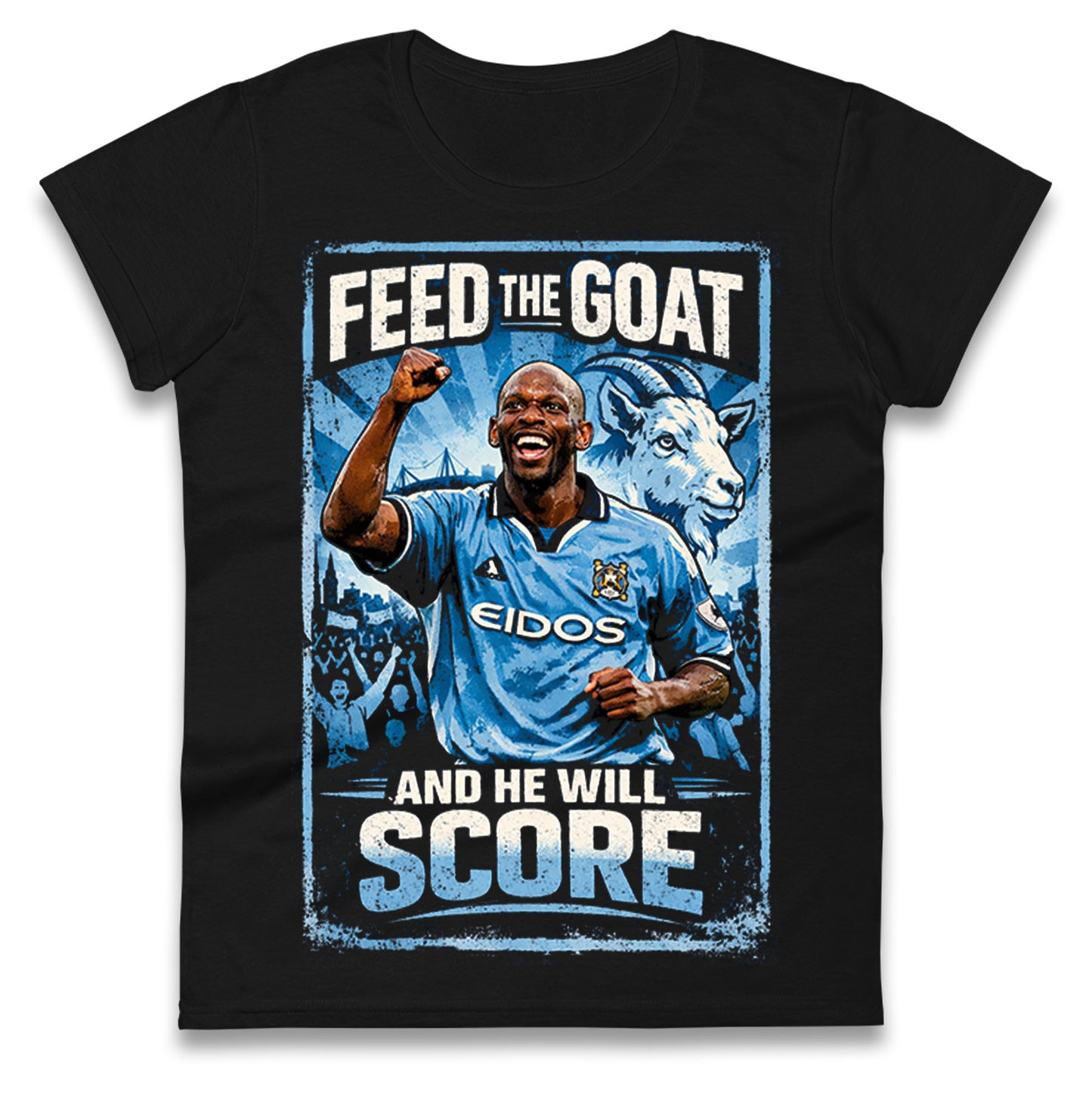Shaun Goater Manchester City Ladies T Shirt