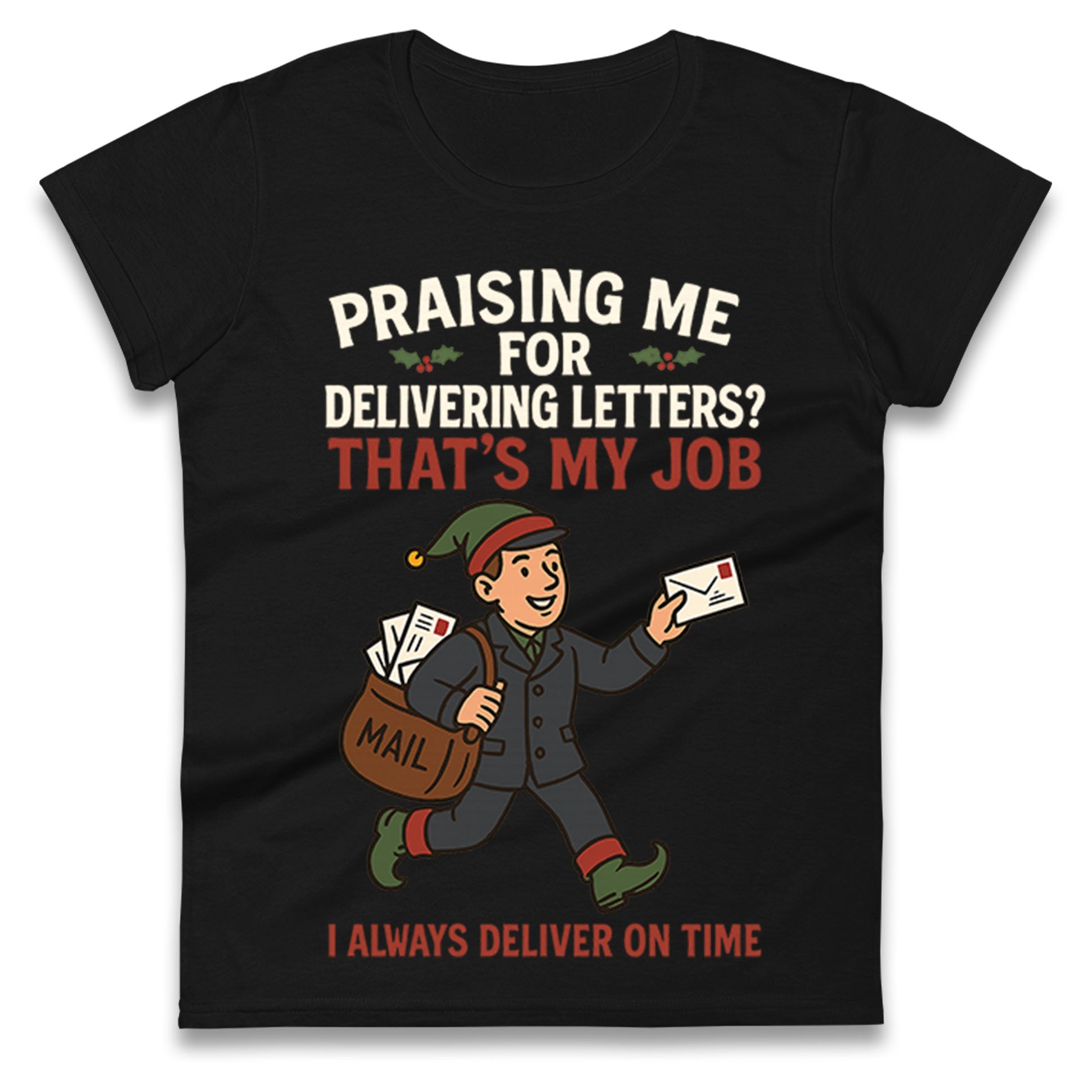 Royal Mail Christmas Ladies T Shirt