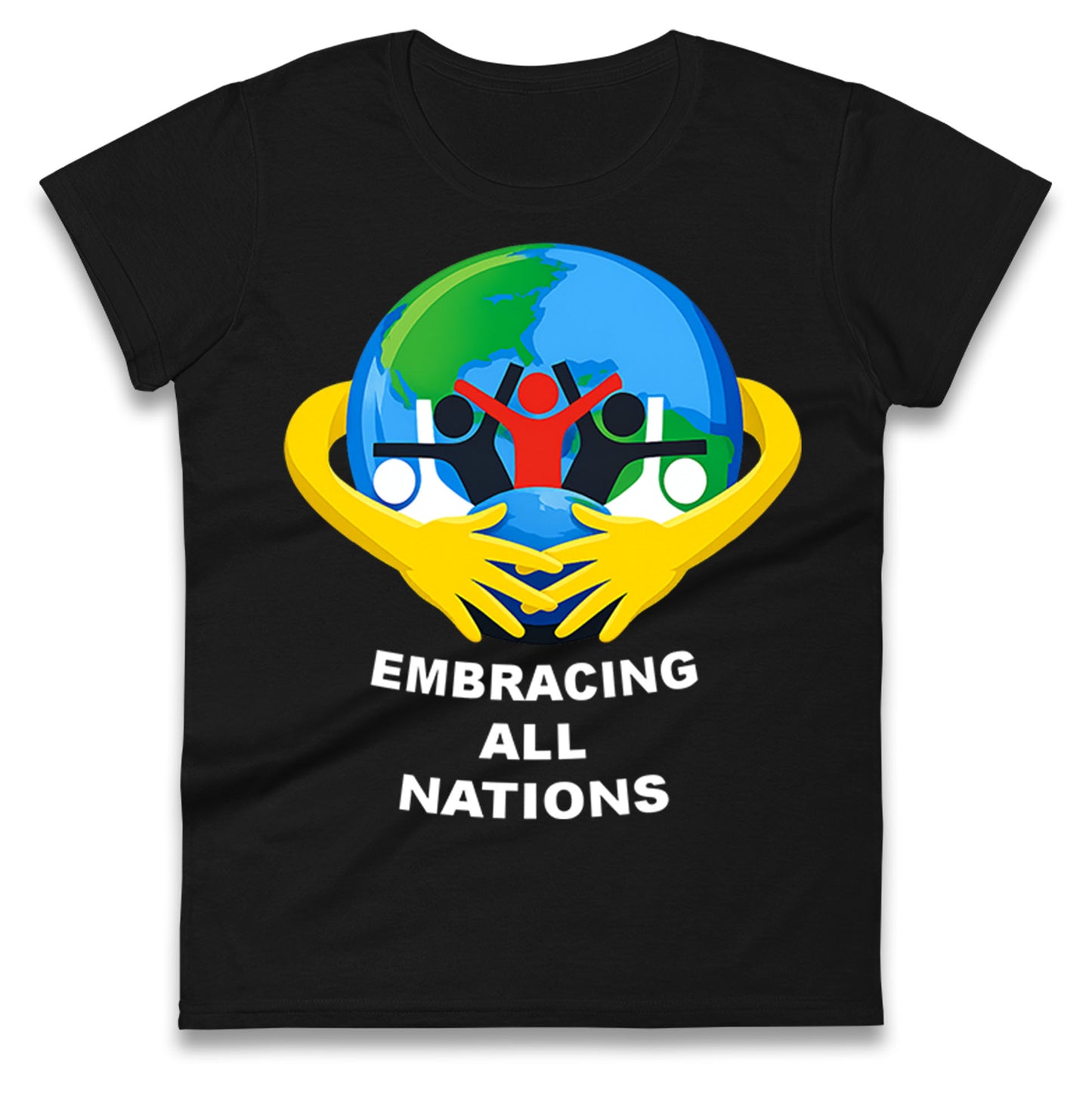 Embracing All Nations Ladies T Shirt