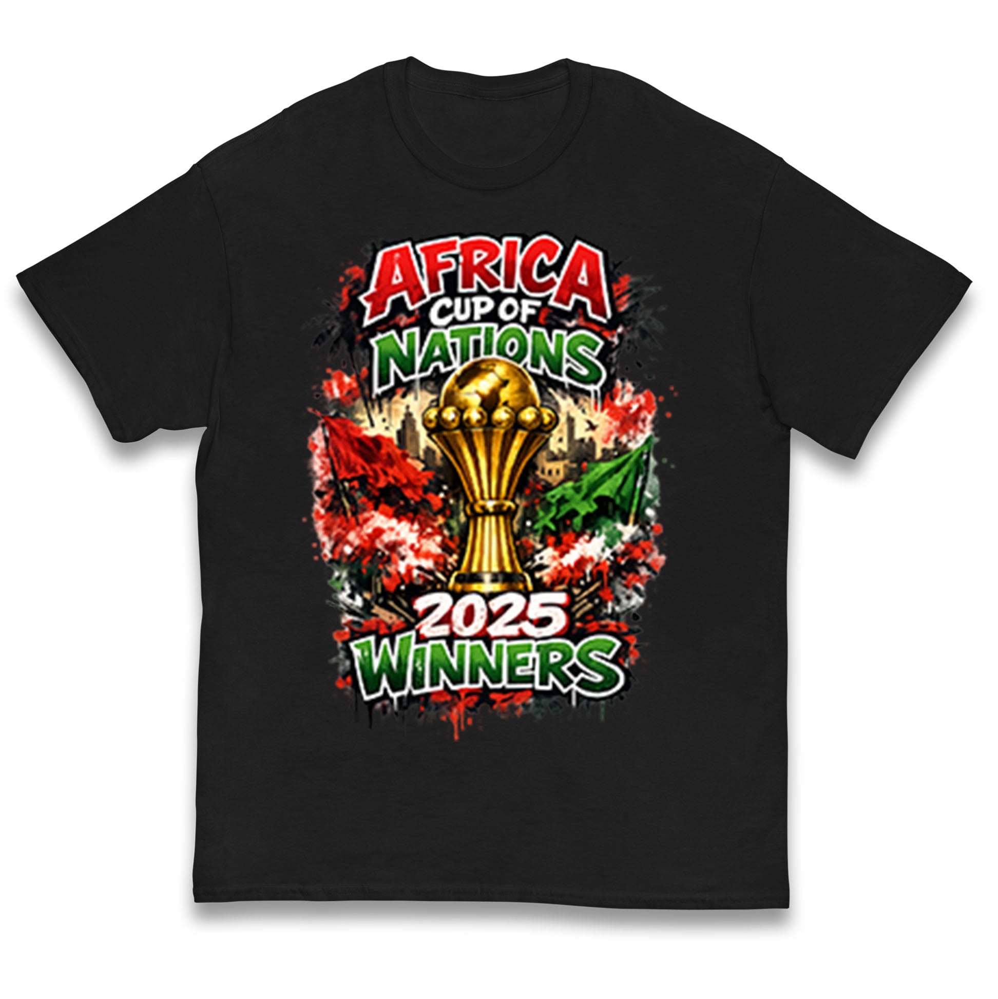 Morocco Africa Cup Of Nations Winners 2025 Kids T Shirt