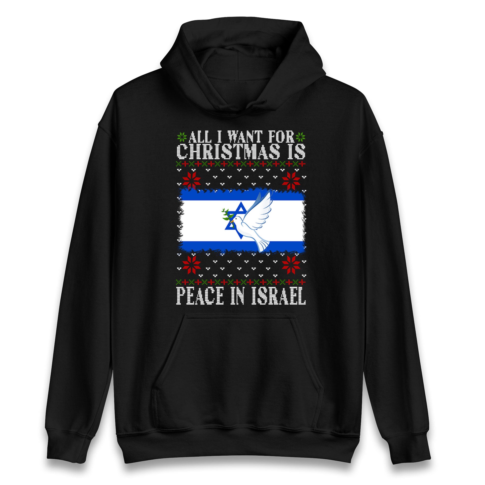 peace in israel hoodie
