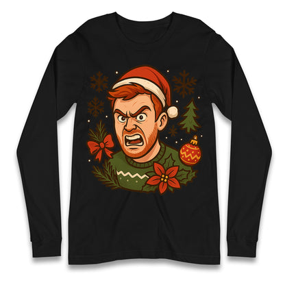 Angry Ginge Christmas Longsleeve T Shirt