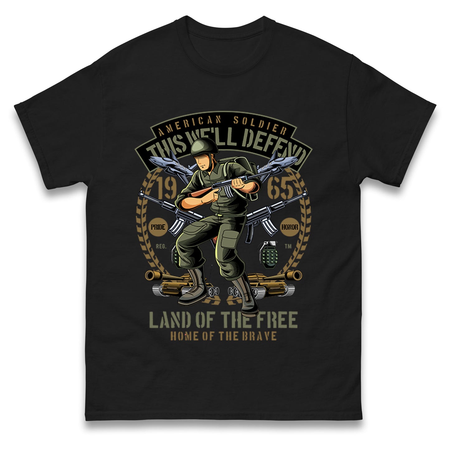 American Soldier T Shirt