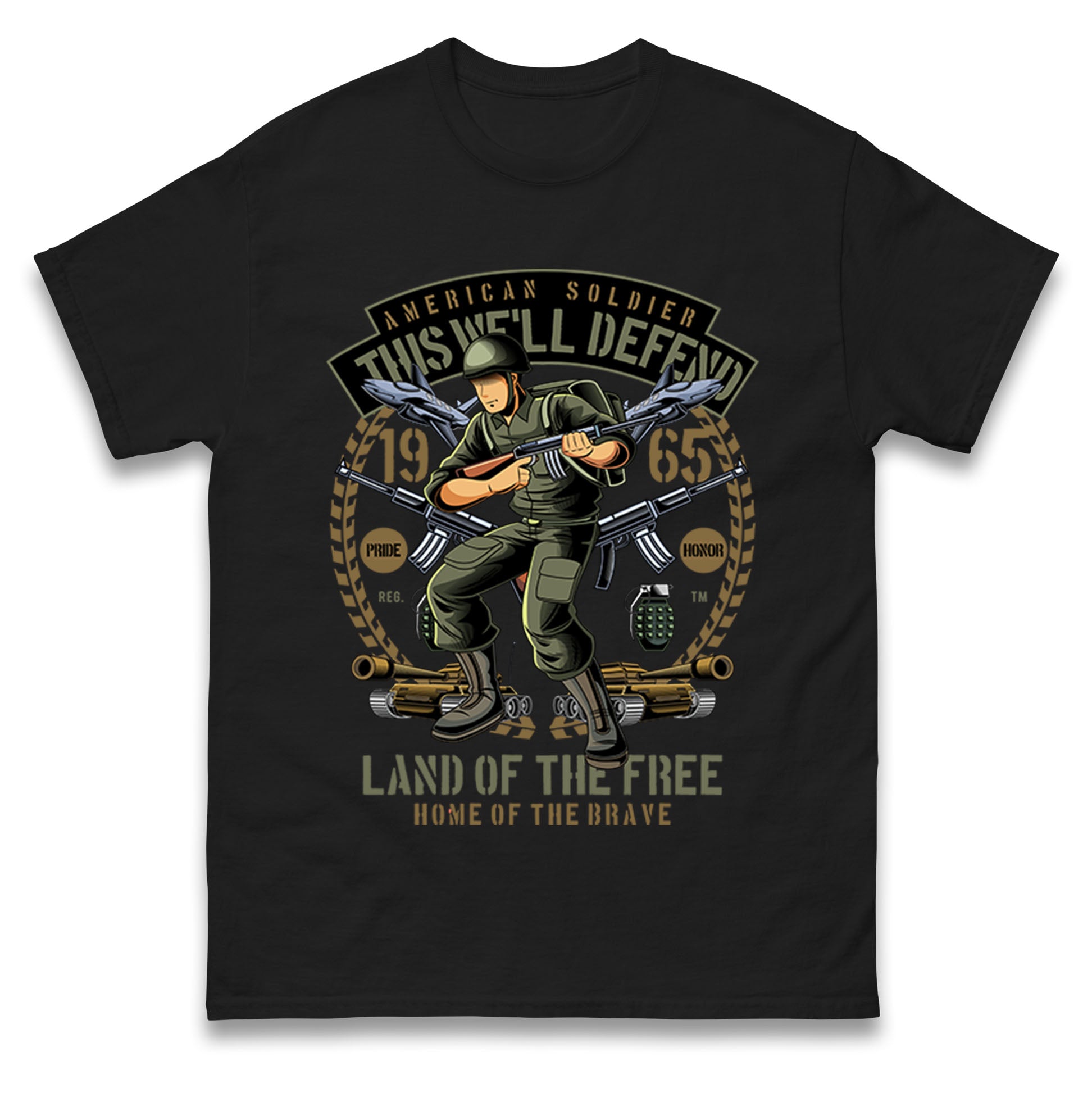 American Soldier T Shirt