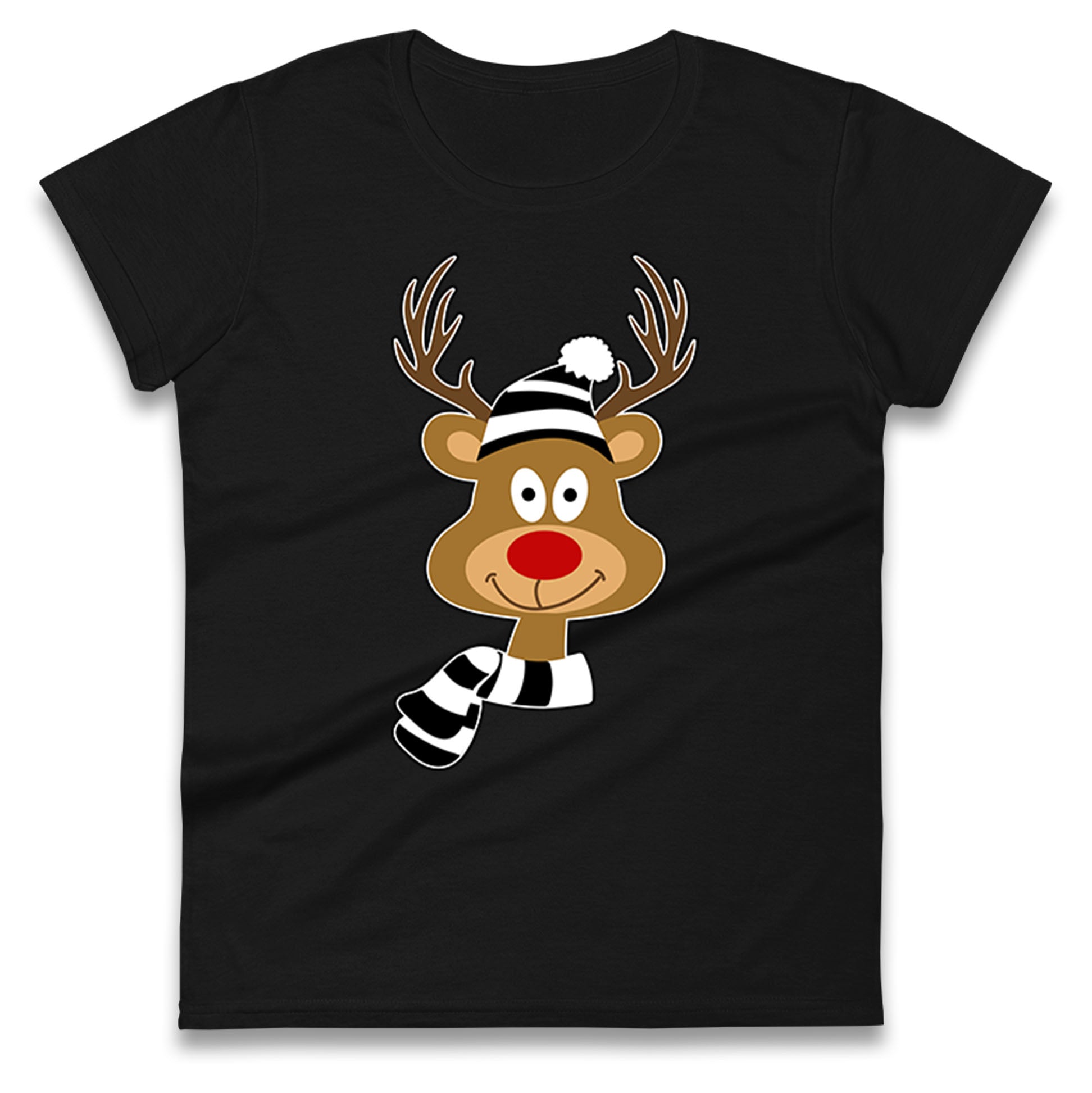 Grimsby Town Rudolph Christmas Ladies T Shirt 