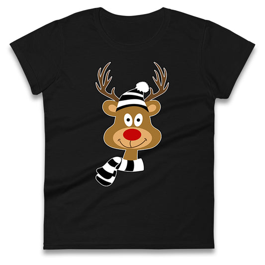 Grimsby Town Rudolph Christmas Ladies T Shirt 