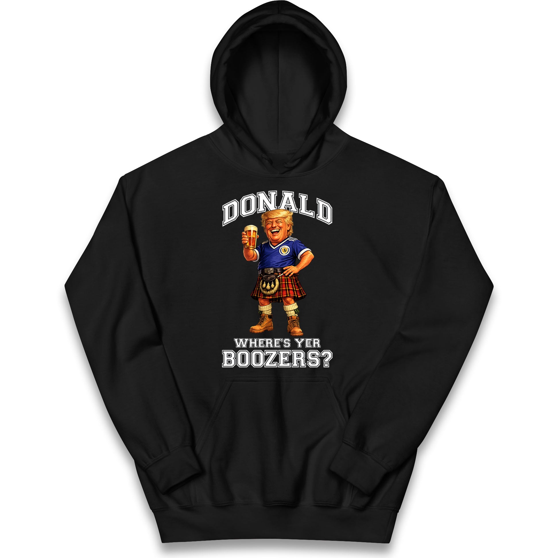 Donald Trump Scotland World Cup Kids Hoodie