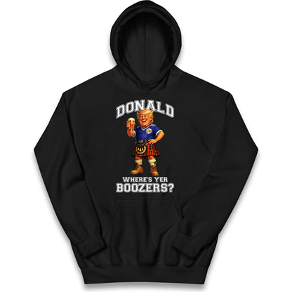 Donald Trump Scotland World Cup Kids Hoodie