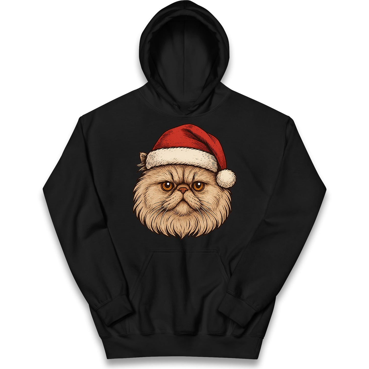 Persian Cat Christmas Kids Hoodie