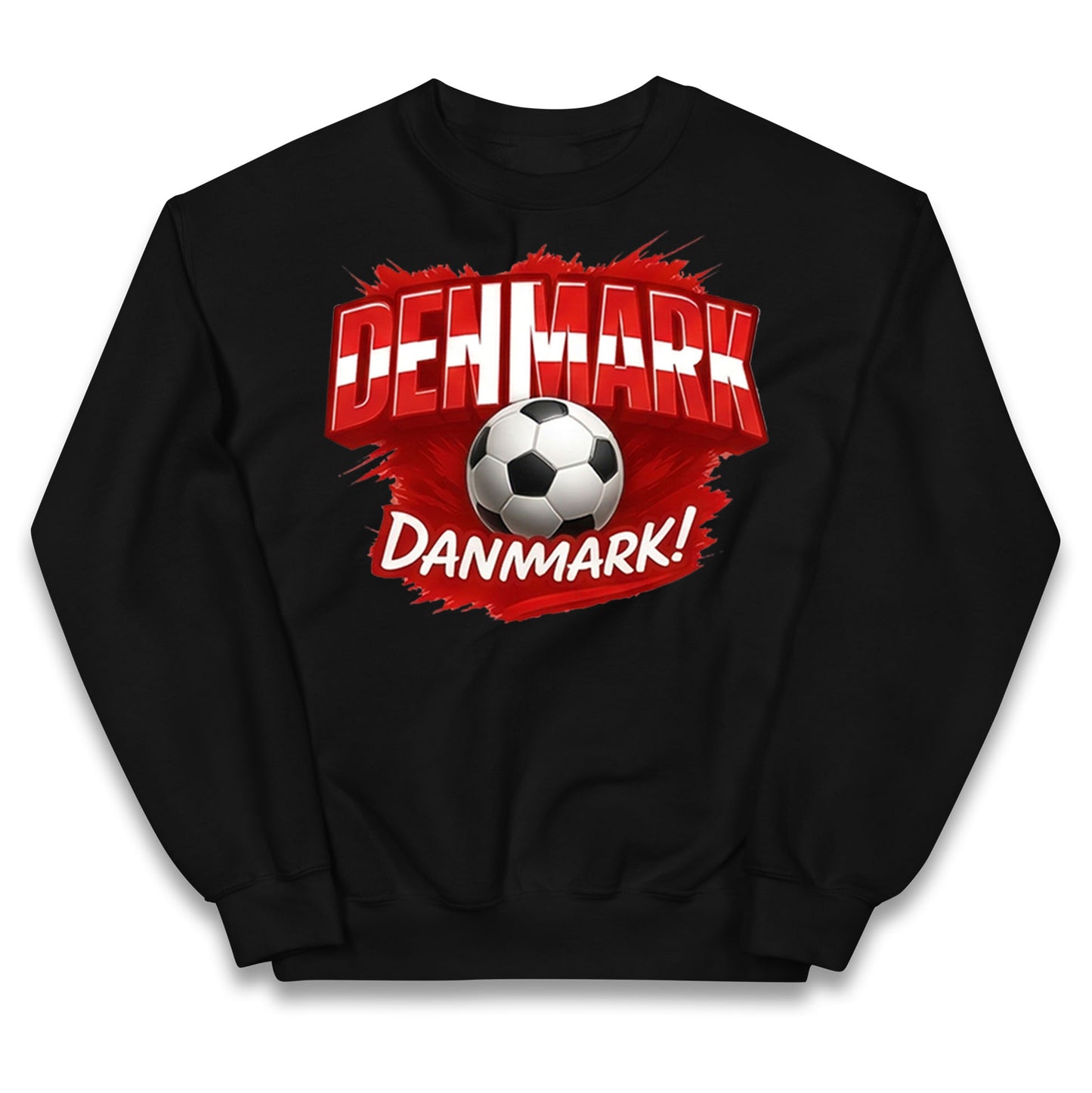 Denmark Retro World Cup Kids Jumper