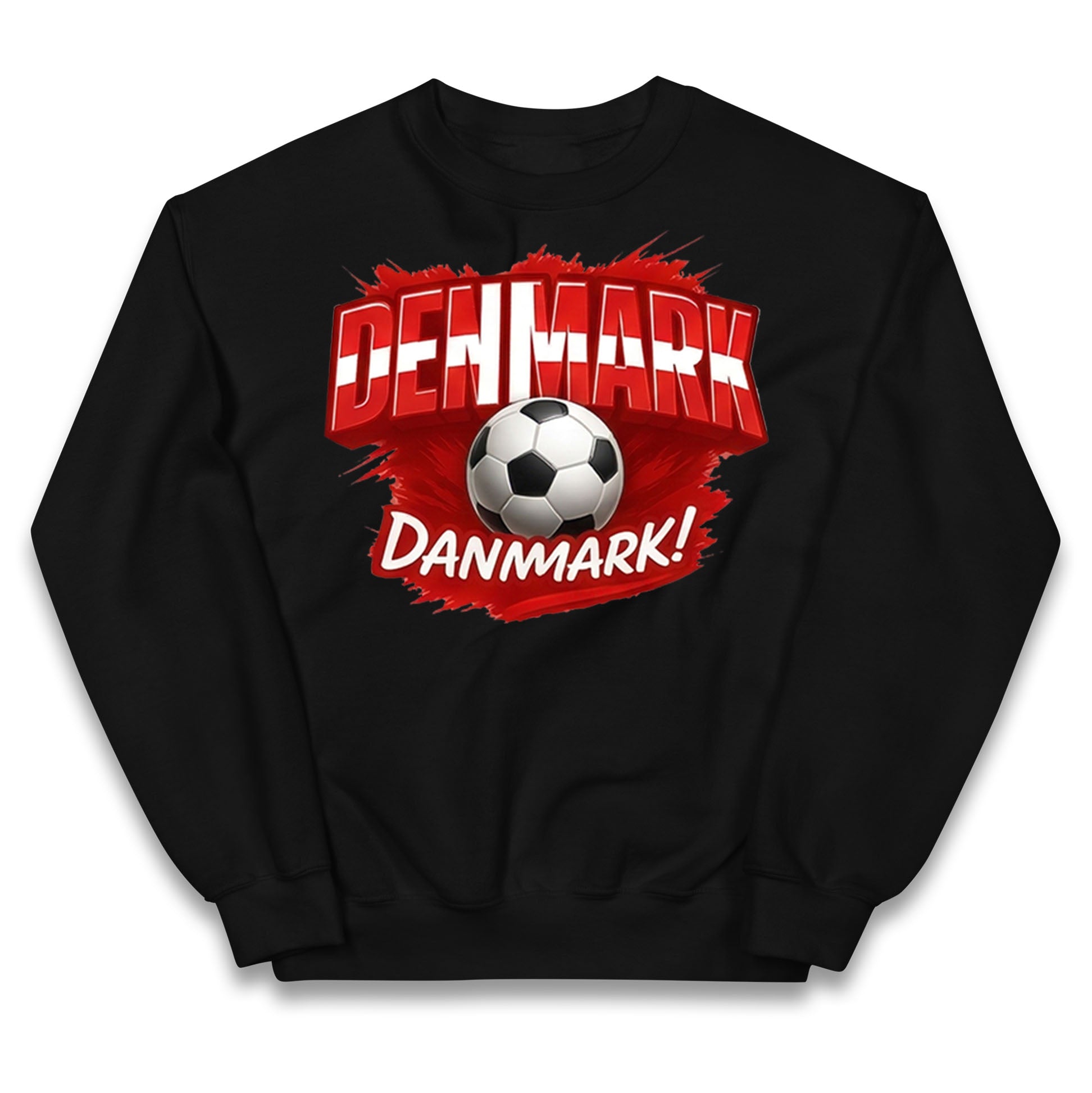 Denmark Retro World Cup Kids Jumper
