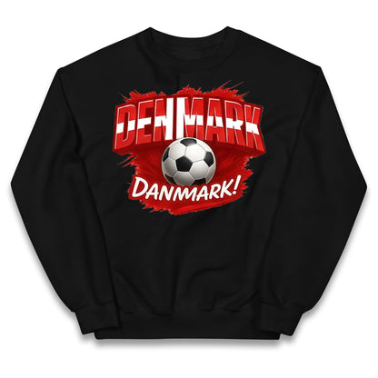 Denmark Retro World Cup Kids Jumper