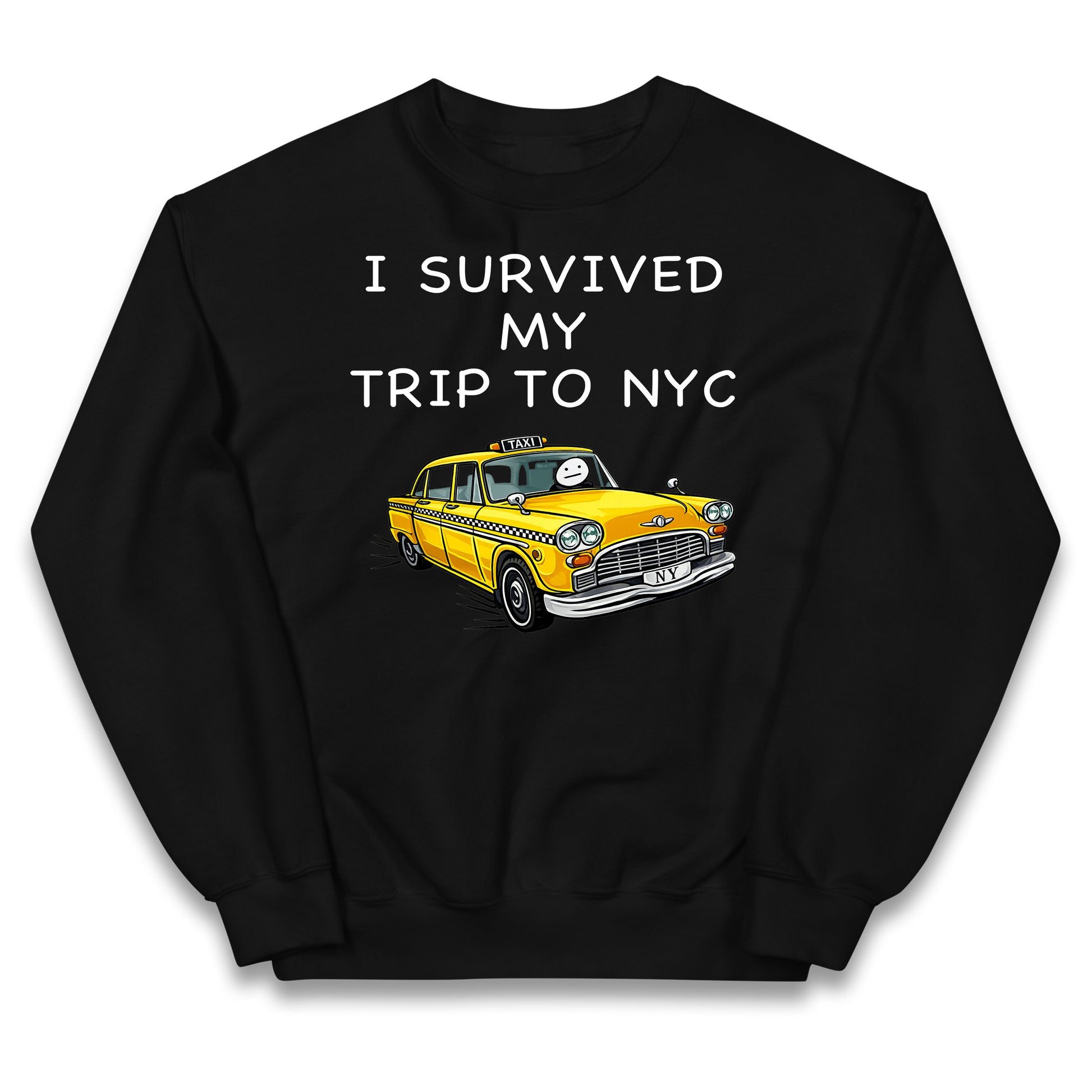 I Survived My Trip To NYC Yellow Taxi Kids Jumper