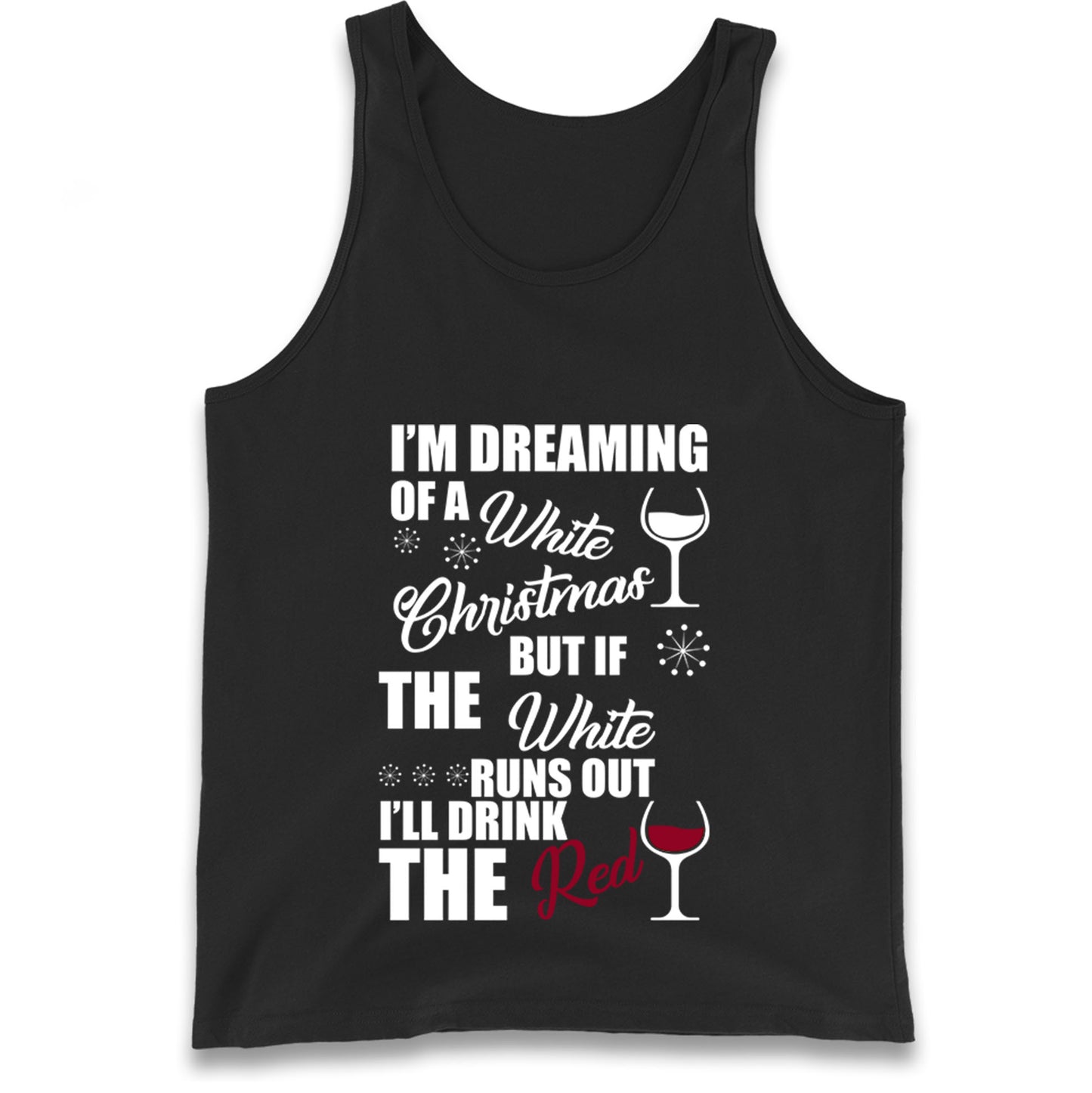 Wine Christmas Tank Top