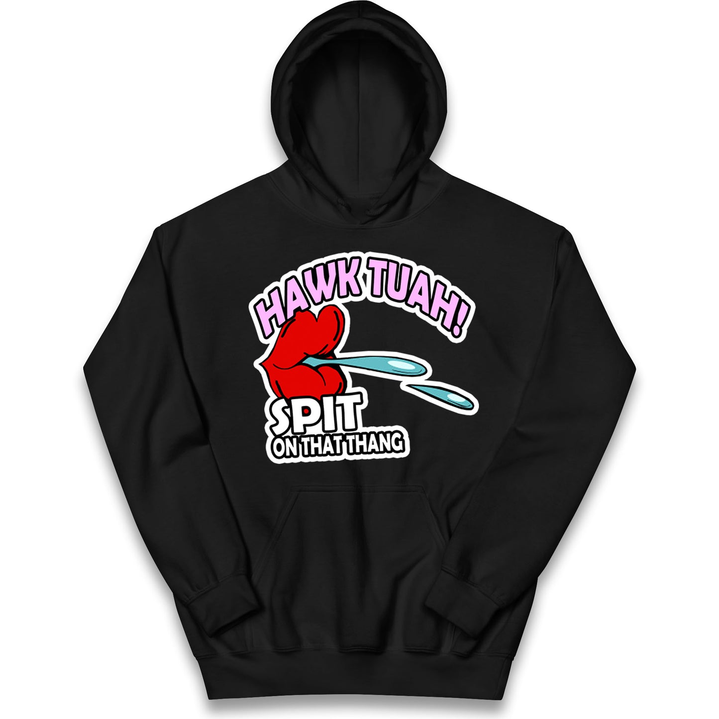 Hawk Tuah Spit on That Thang Kids Hoodie