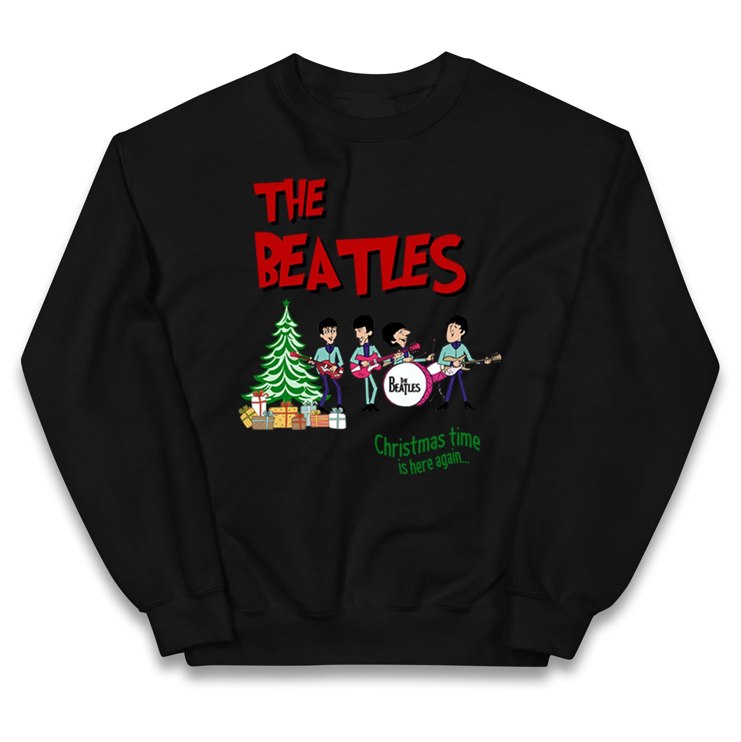beatles christmas jumper
