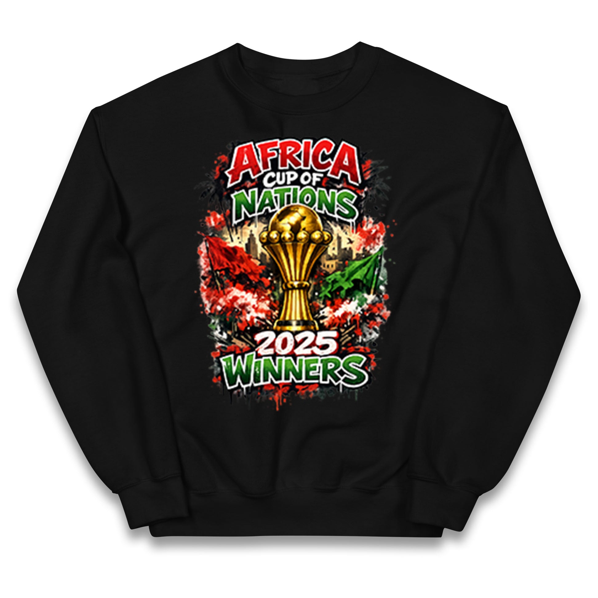 Morocco Africa Cup Of Nations Winners 2025 Kids Jumper