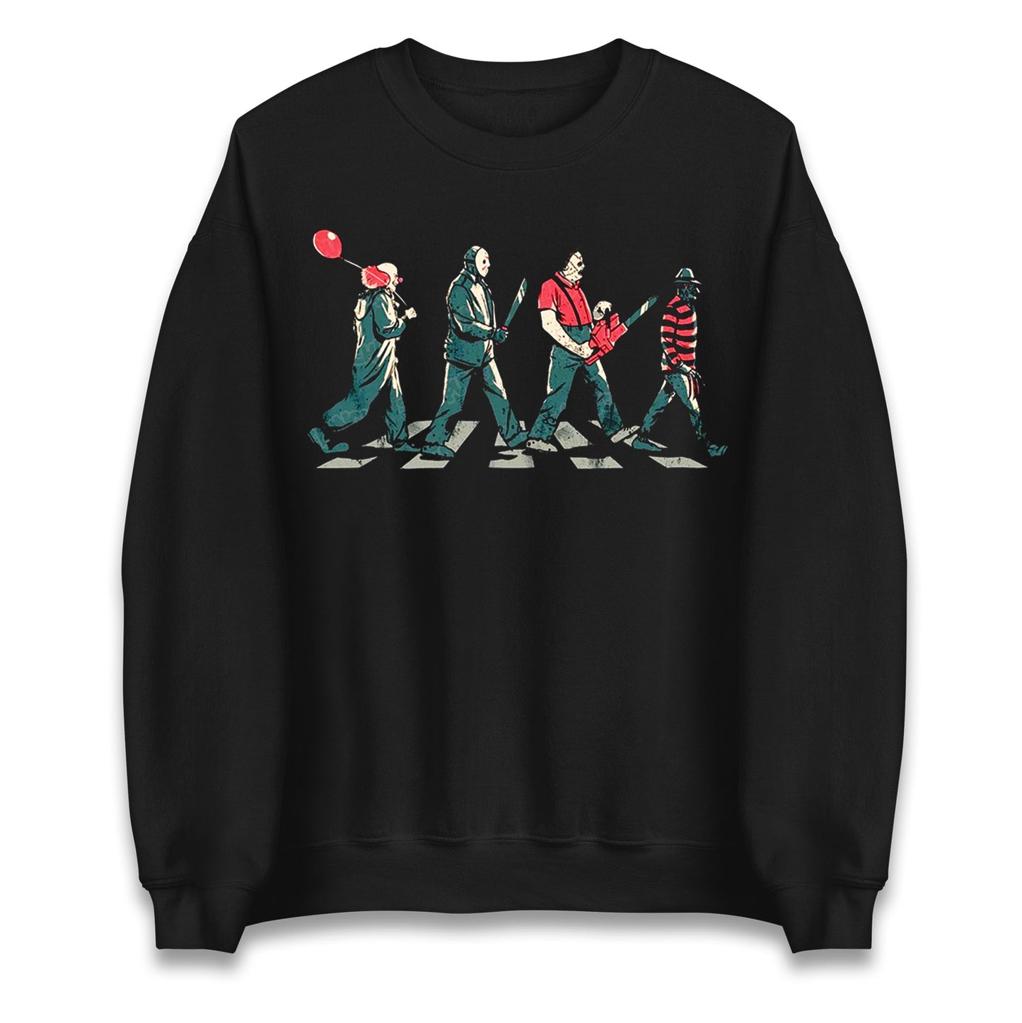 Horror Characters Friends Spoof Halloween Unisex Sweatshirt