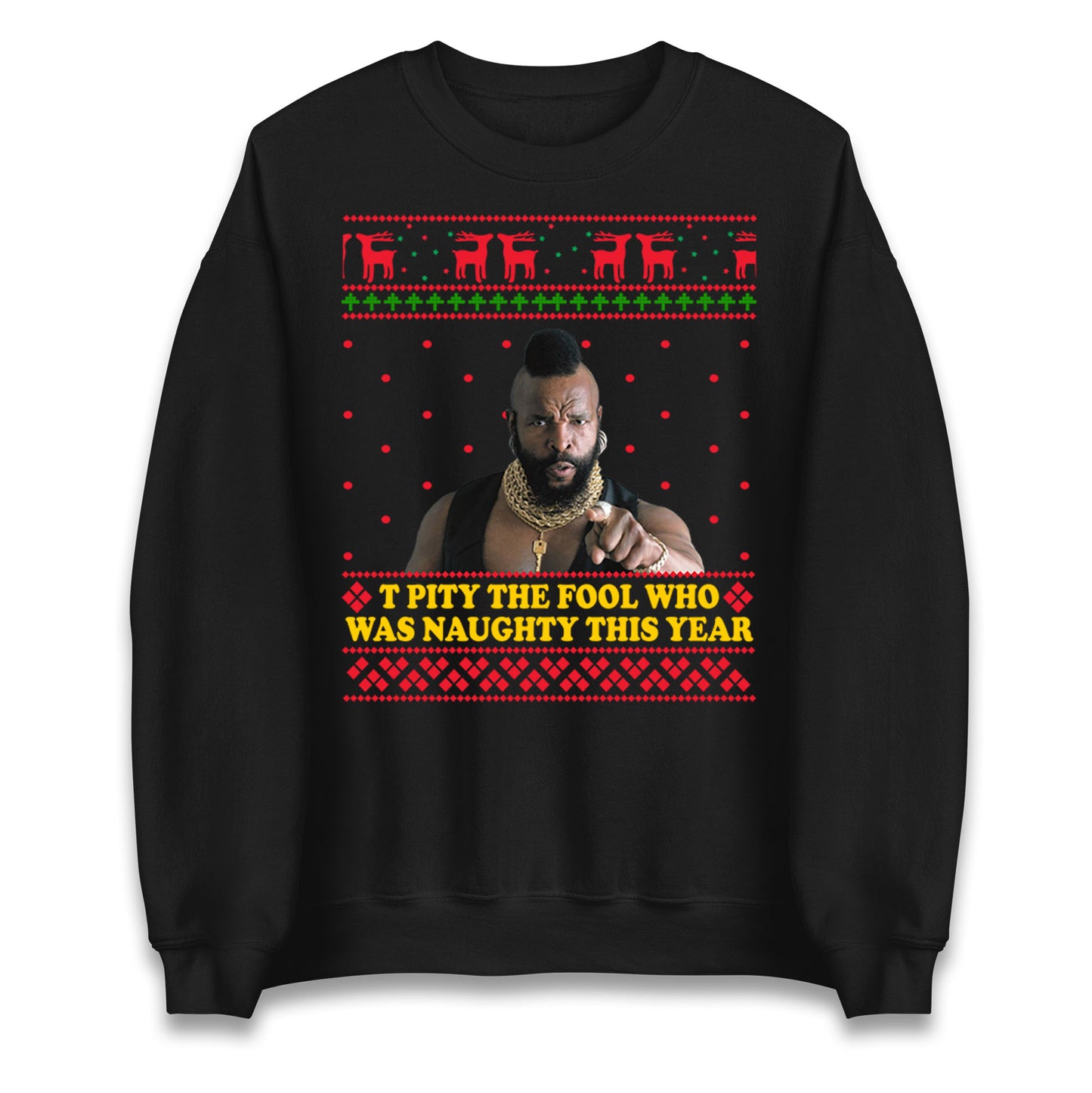 mr t christmas sweatshirt