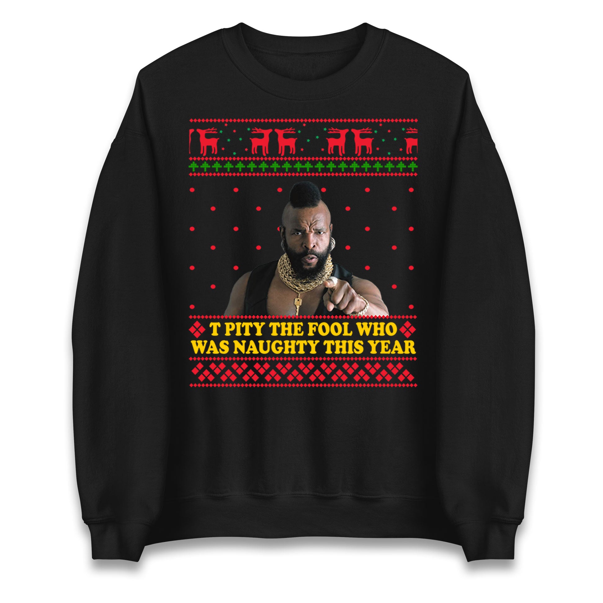 mr t christmas sweatshirt