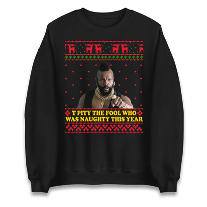 mr t christmas sweatshirt