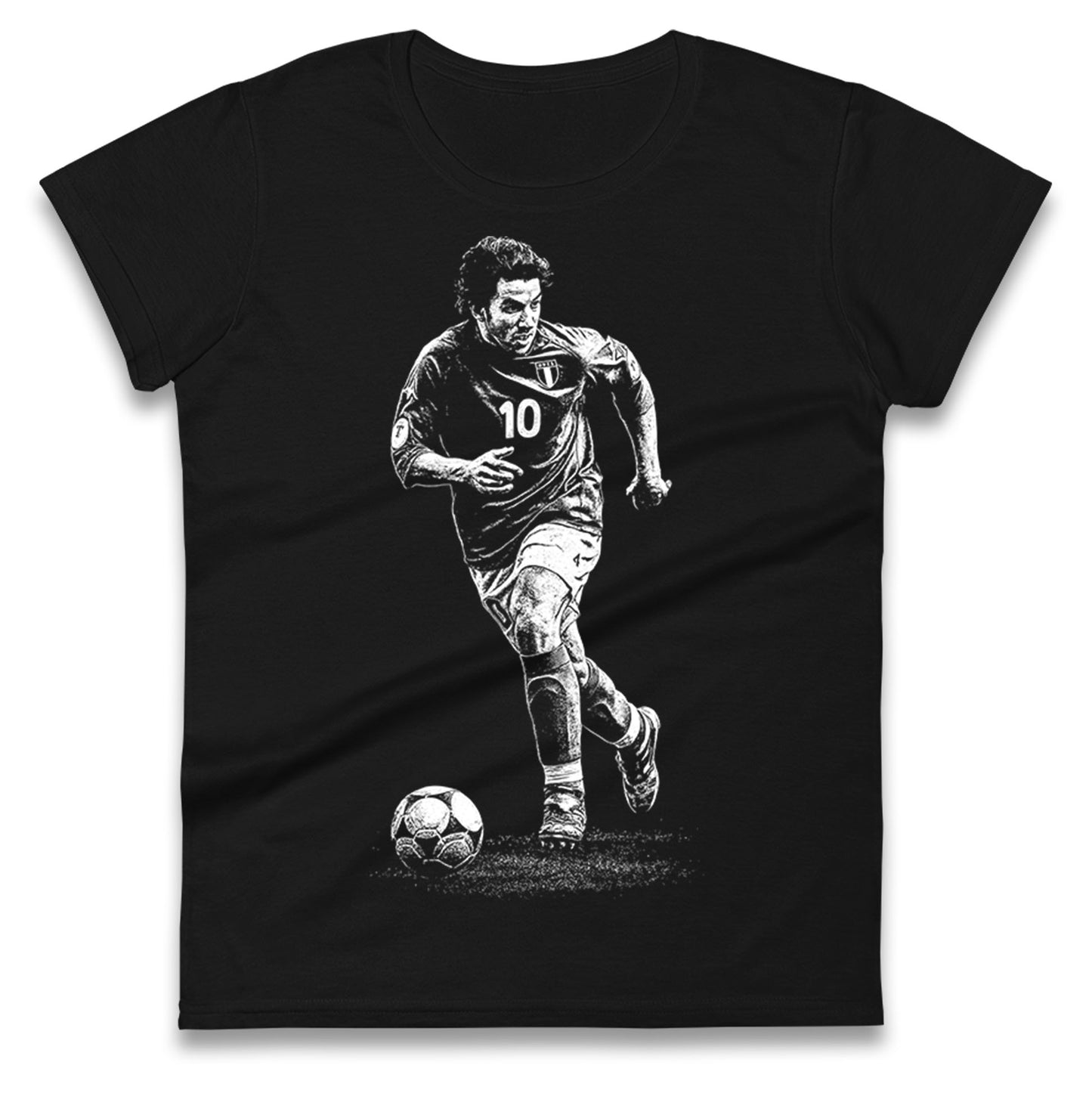 Del Piero 10 Italy Ladies T Shirt