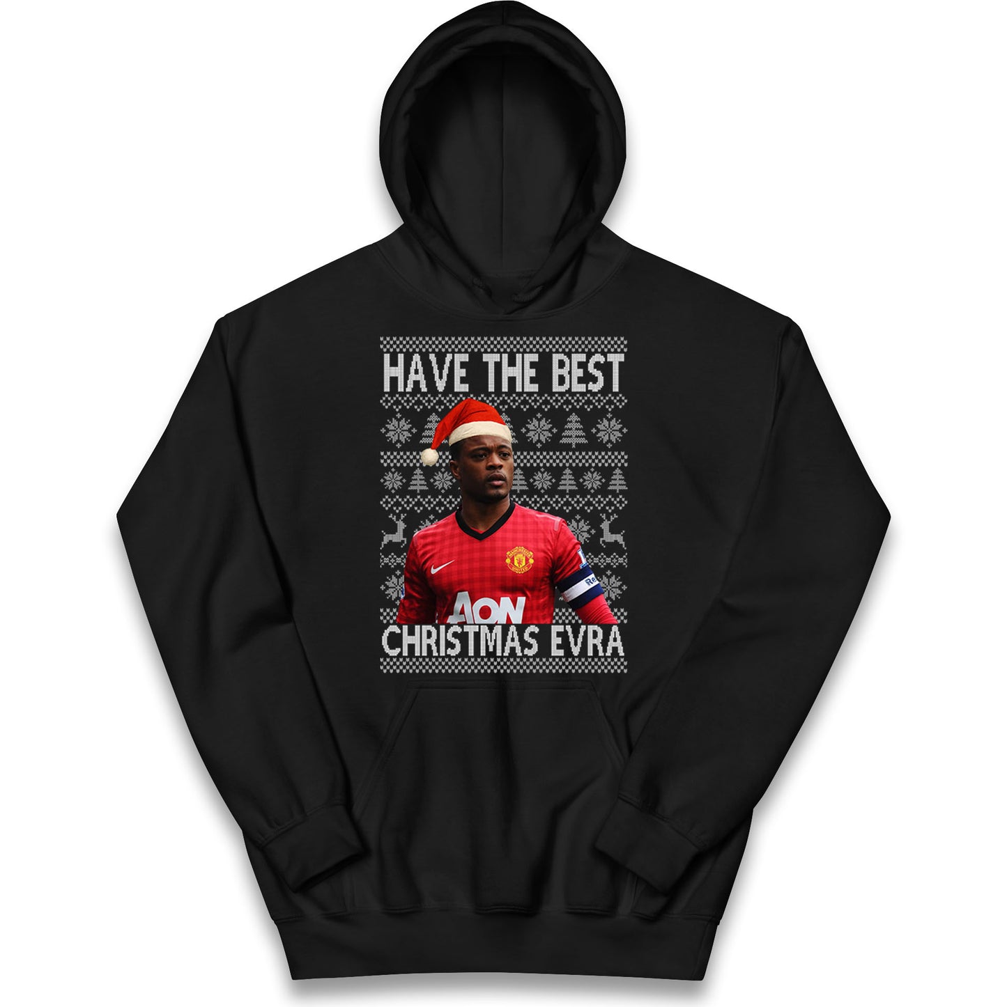 Man Utd Xmas Kids Hoodie