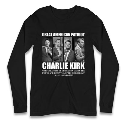 Charlie Kirk Longsleeve T Shirt