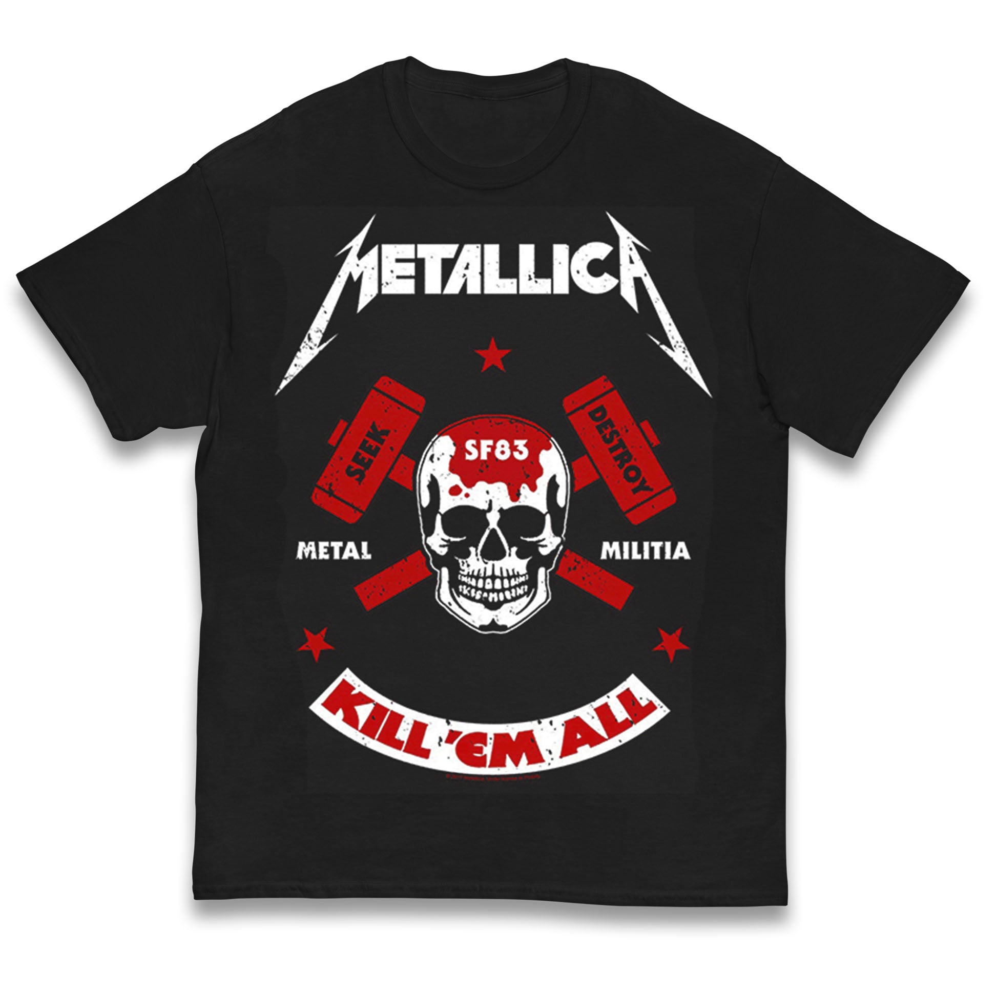 Metallica Seek Destroy Kids T Shirt