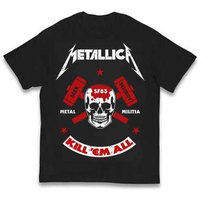 Metallica Seek Destroy Kids T Shirt