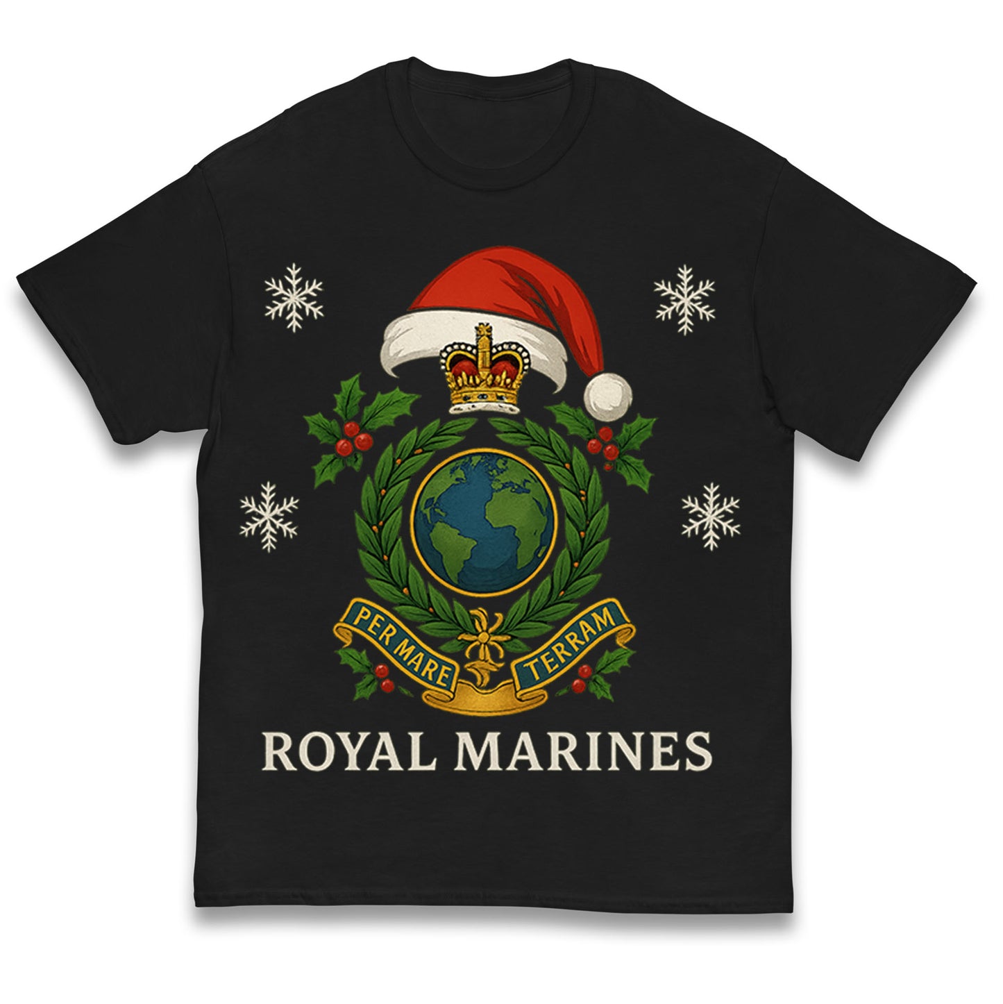 Royal Marines Christmas Kids T Shirt